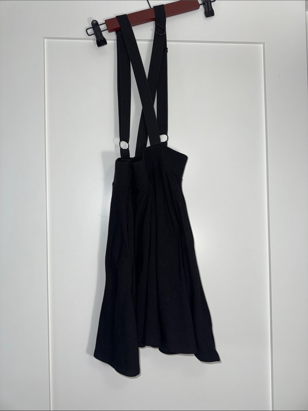 Hot Topic Black Suspender Skirt Mini Sz Small